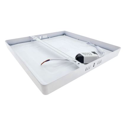 LED loftlampe LED/24W/230V 4200K 28x28 cm hvid
