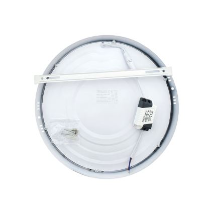 LED loftlampe LED/24W/230V 4200K diameter 28,5 cm hvid