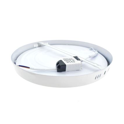 LED loftlampe LED/24W/230V 4200K diameter 28,5 cm hvid