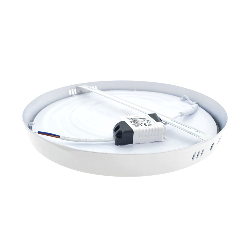 LED loftlampe LED/24W/230V 4200K diameter 28,5 cm hvid