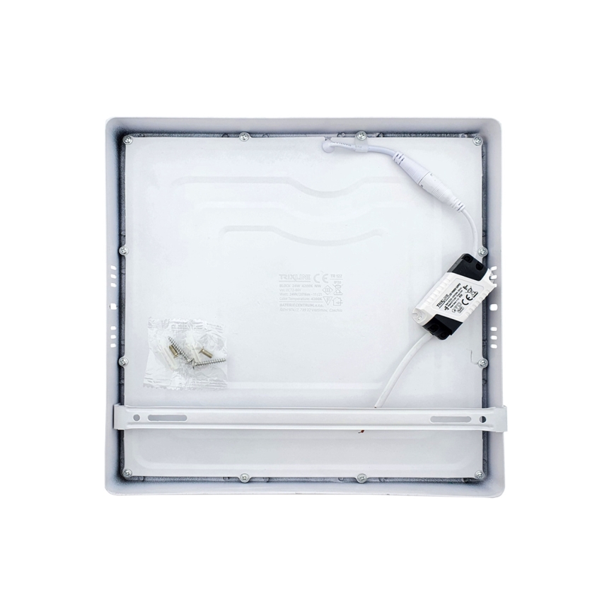 LED loftlampe LED/24W/230V 6500K 28x28 cm hvid