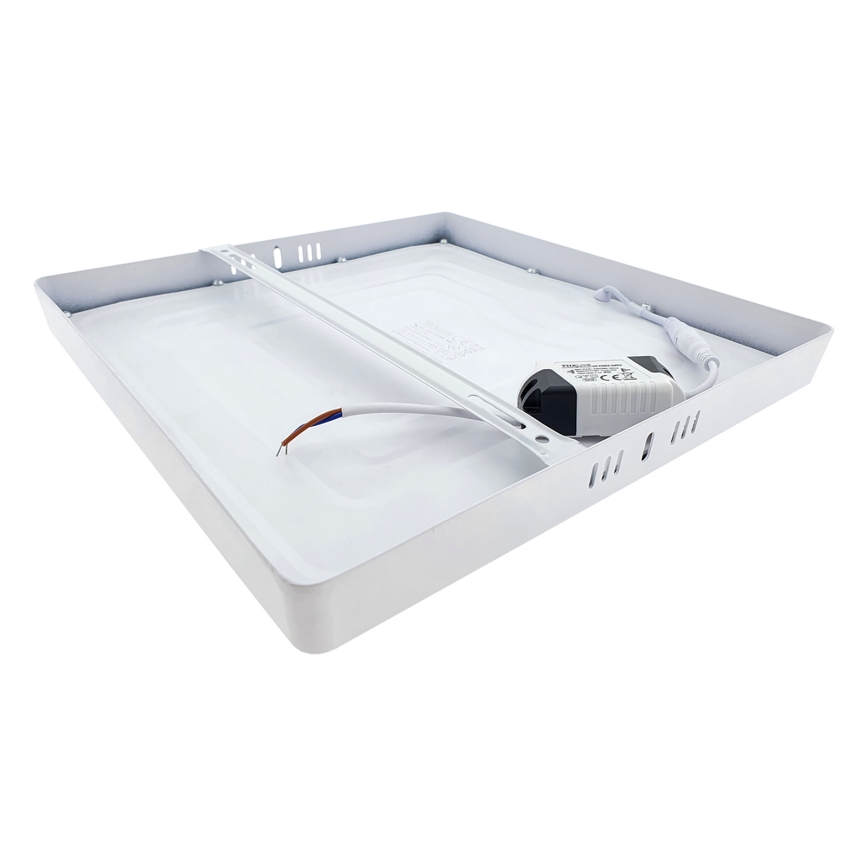 LED loftlampe LED/24W/230V 6500K 28x28 cm hvid