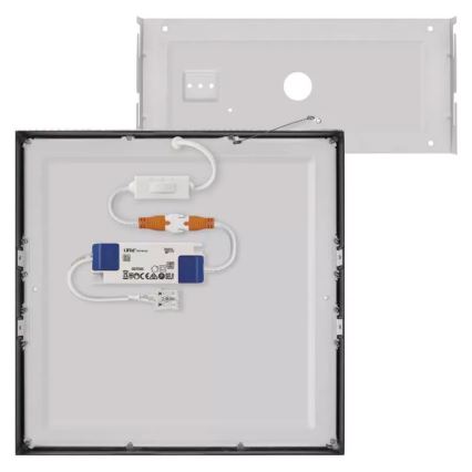 LED loftlampe NEXXO LED/28,5W/230V 3000/3500/4000K 30x30 cm sort