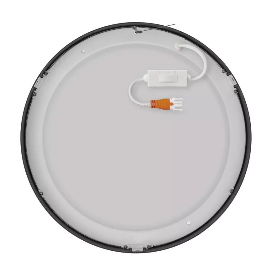 LED loftlampe NEXXO LED/28,5W/230V 3000/3500/4000K diam. 30 cm sort