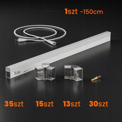 LED loftlampe HEXAGON LED/280W/85-265V 4000K 313x298 cm CRI 90 IP54 hvid