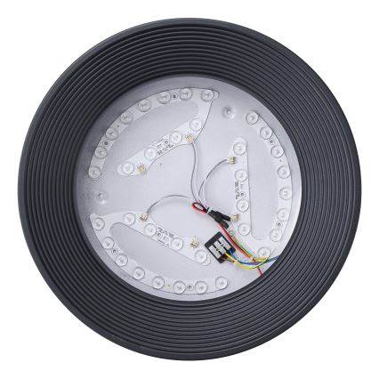 LED loftlampe LED/30W/230V 3000K sort diameter 40 cm