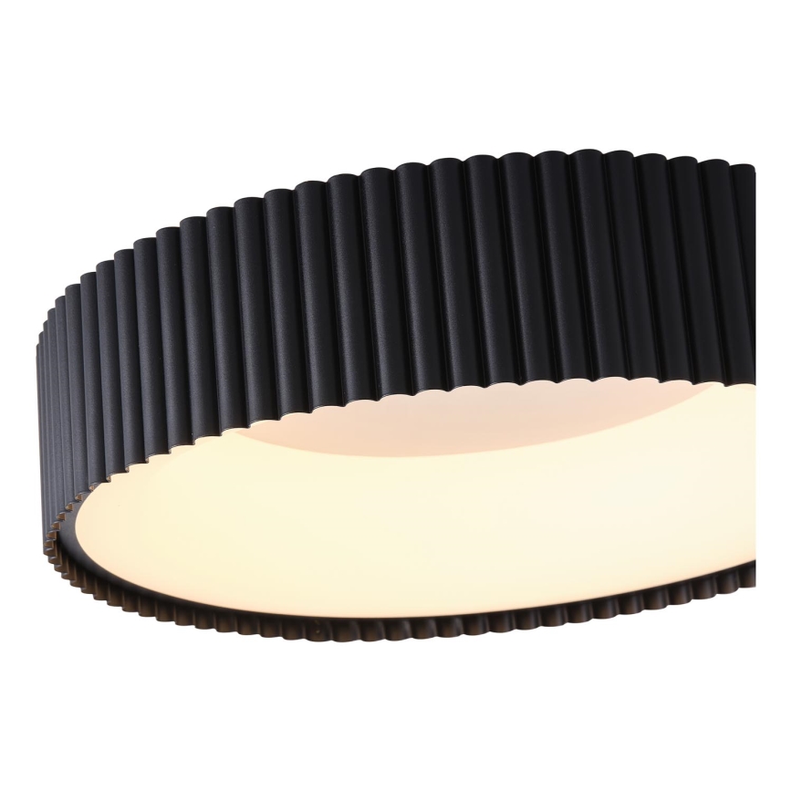 LED loftlampe LED/30W/230V 3000K sort diameter 46 cm