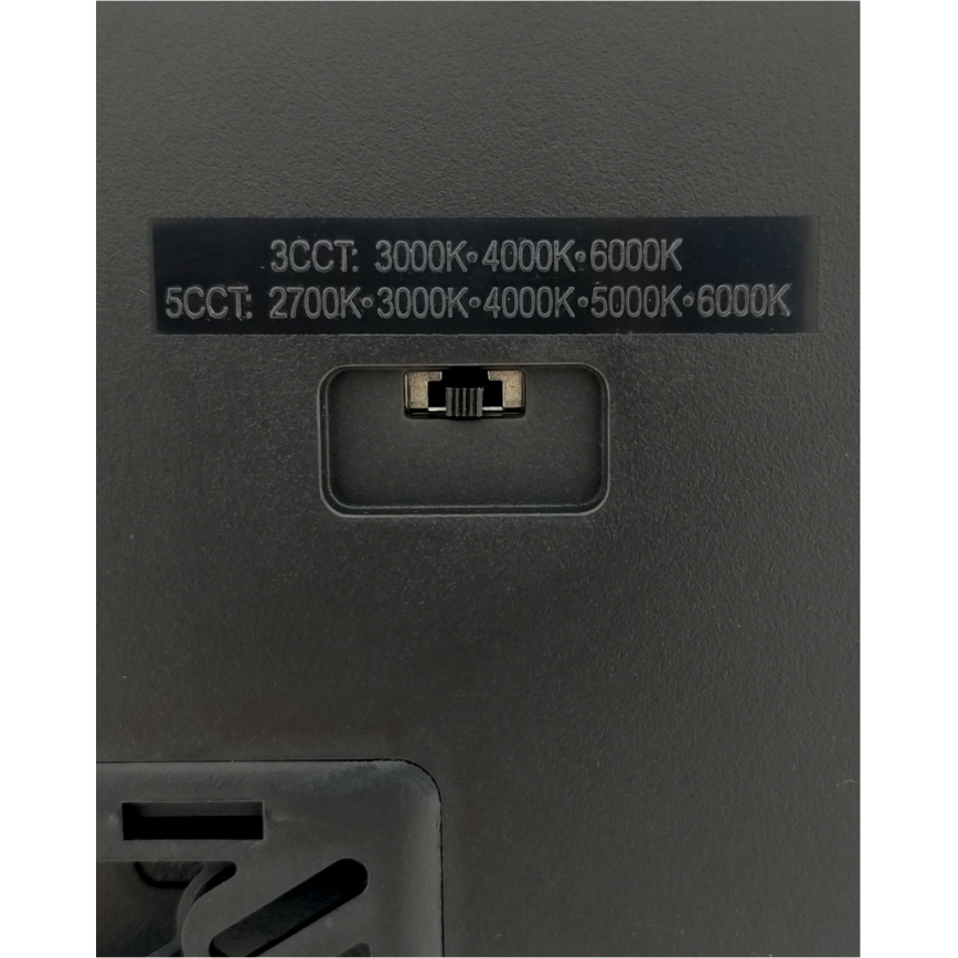 LED loftlampe LED/32W/230V 3000/4000/6500K 40x40 cm sort