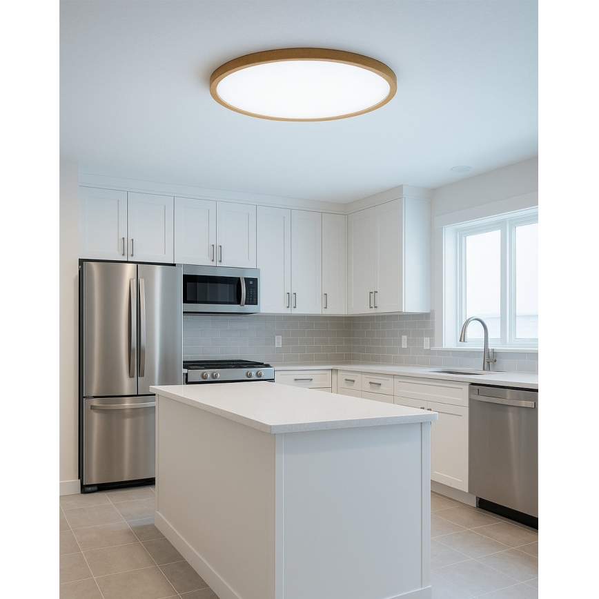 LED-loftlampe LED/32W/230V 3000/4000/6500K Ø 40 cm beige