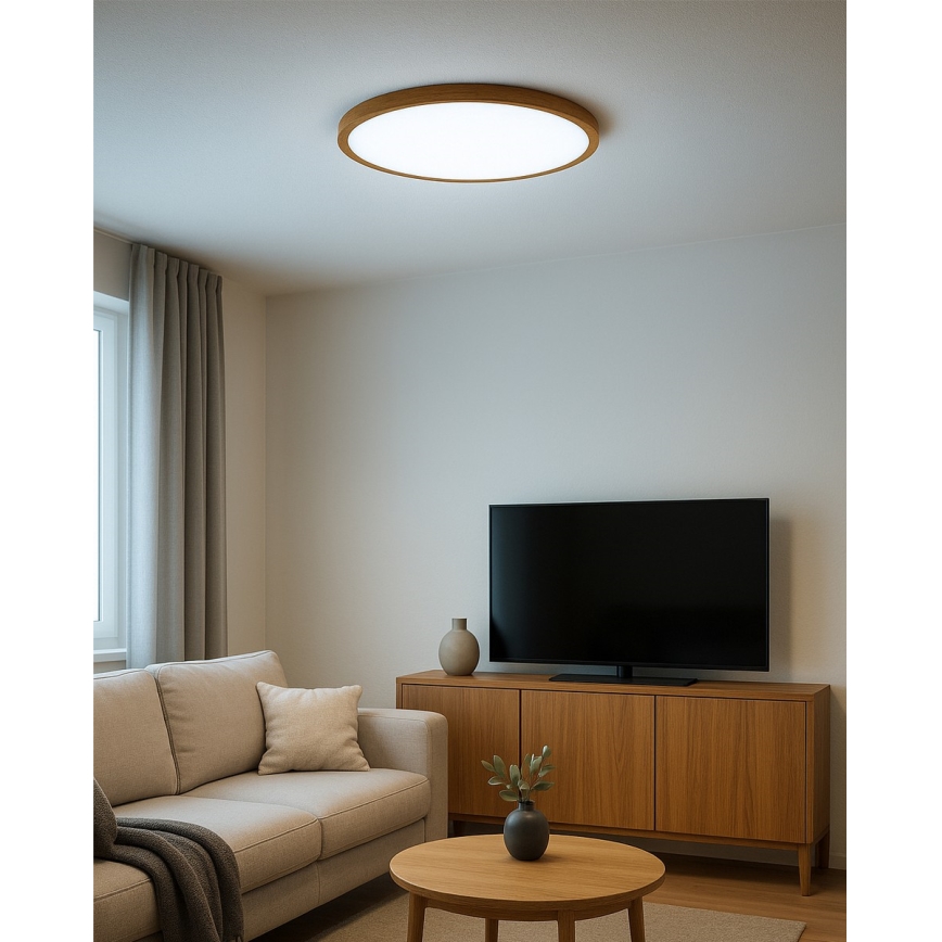 LED-loftlampe LED/32W/230V 3000/4000/6500K Ø 40 cm beige