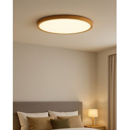 LED-loftlampe LED/32W/230V 3000/4000/6500K Ø 40 cm beige