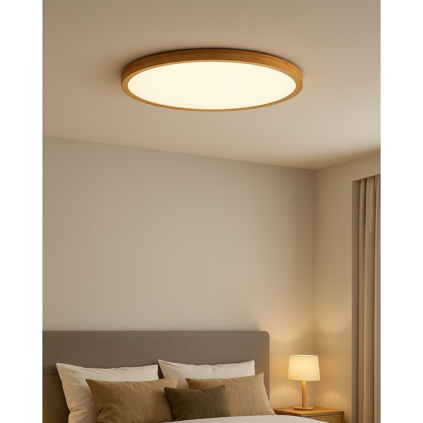 LED-loftlampe LED/32W/230V 3000/4000/6500K Ø 40 cm beige