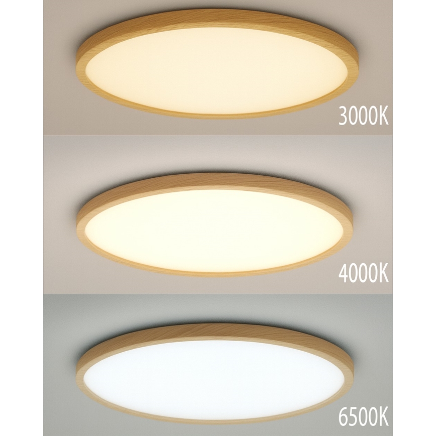 LED-loftlampe LED/32W/230V 3000/4000/6500K Ø 40 cm beige