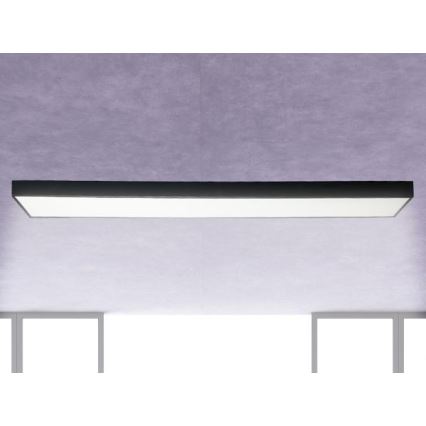 LED loftlampe LED/32W/230V 4000K 120x13 cm sort