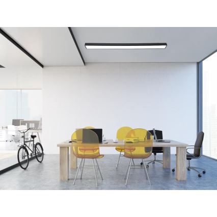LED loftlampe LED/32W/230V 4000K 120x7 cm sort