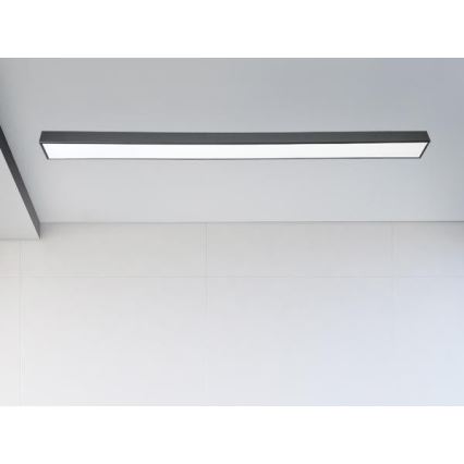 LED loftlampe LED/32W/230V 4000K 120x7 cm sort