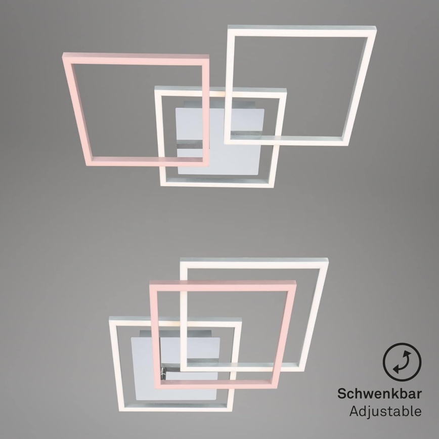 LED-loftlampe LED/33W/230V 3000K mat krom