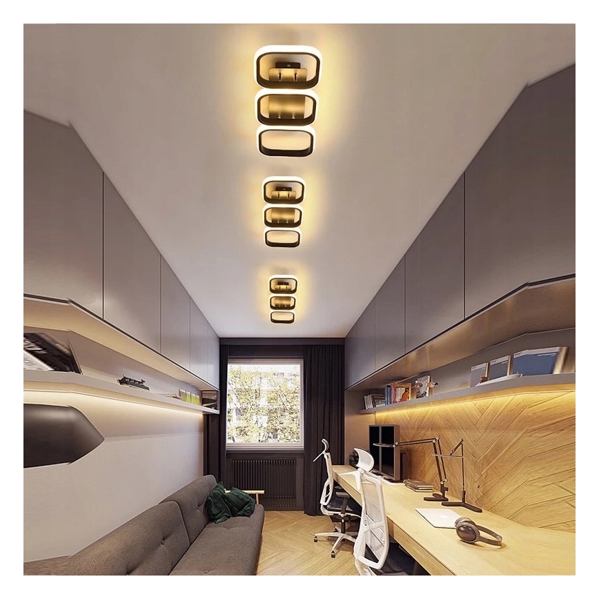 LED loftlampe LED/33W/230V sort