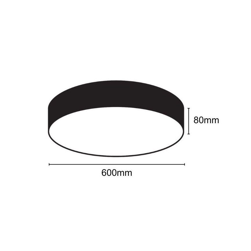 LED loftlampe LED/35W/230V 4000K diameter 60 cm
