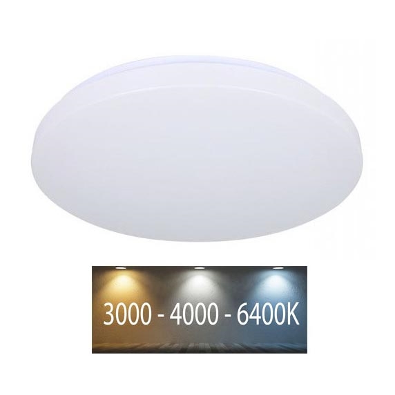 LED loftlampe LED/36W/230V diam. 48 cm 3000/4000/6400K mælkehvid