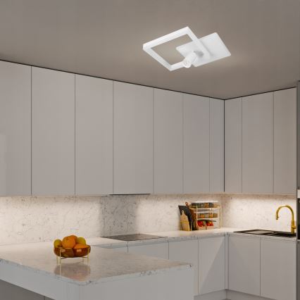 LED loftlampe LED/38W/230V + 1xGU10/30W hvid