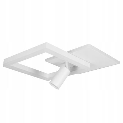 LED loftlampe LED/38W/230V + 1xGU10/30W hvid