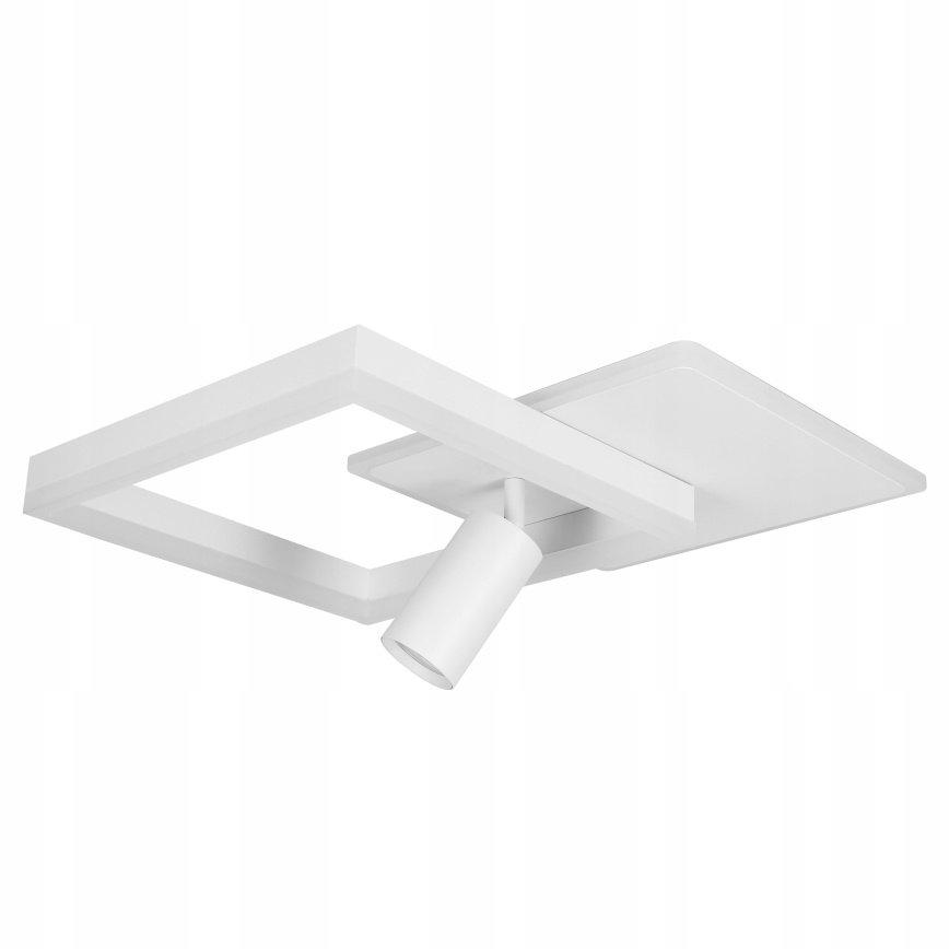 LED loftlampe LED/38W/230V + 1xGU10/30W hvid