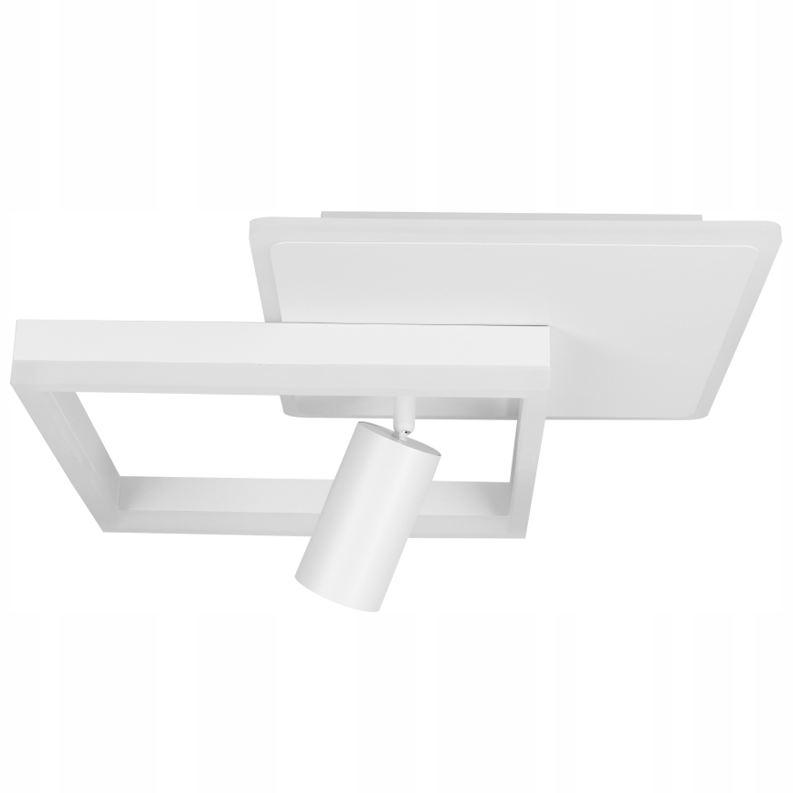 LED loftlampe LED/38W/230V + 1xGU10/30W hvid