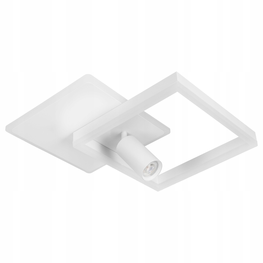 LED loftlampe LED/38W/230V + 1xGU10/30W hvid