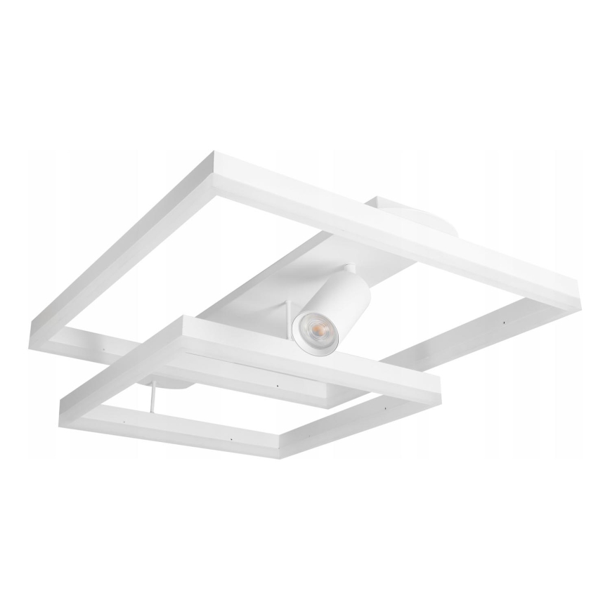 LED loftlampe LED/38W/230V + 1xGU10/30W hvid