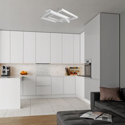 LED loftlampe LED/38W/230V + 1xGU10/30W hvid