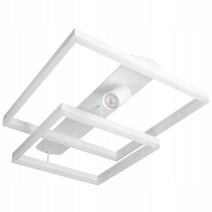 LED loftlampe LED/38W/230V + 1xGU10/30W hvid