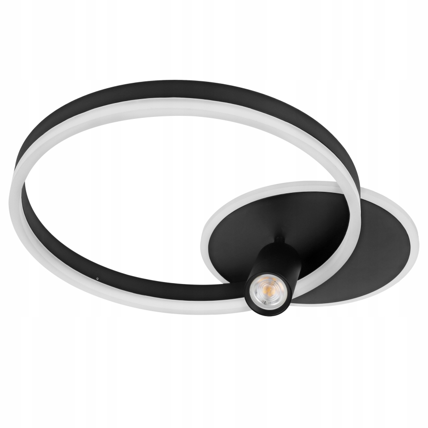 LED loftlampe LED/38W/230V + 1xGU10/30W sort