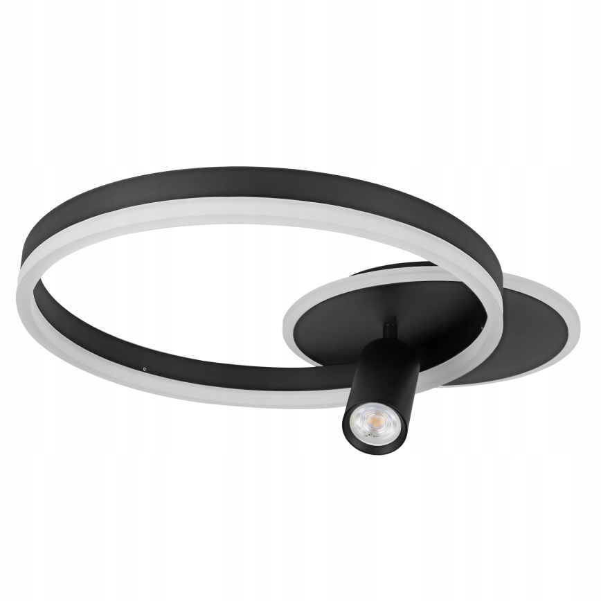 LED loftlampe LED/38W/230V + 1xGU10/30W sort