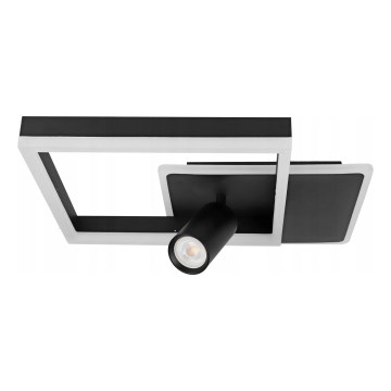 LED loftlampe LED/38W/230V + 1xGU10/30W sort