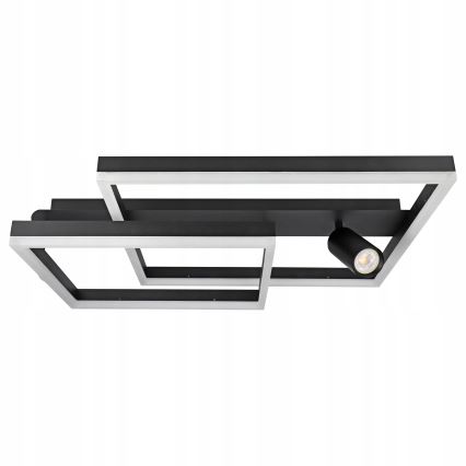 LED loftlampe LED/38W/230V + 1xGU10/30W sort