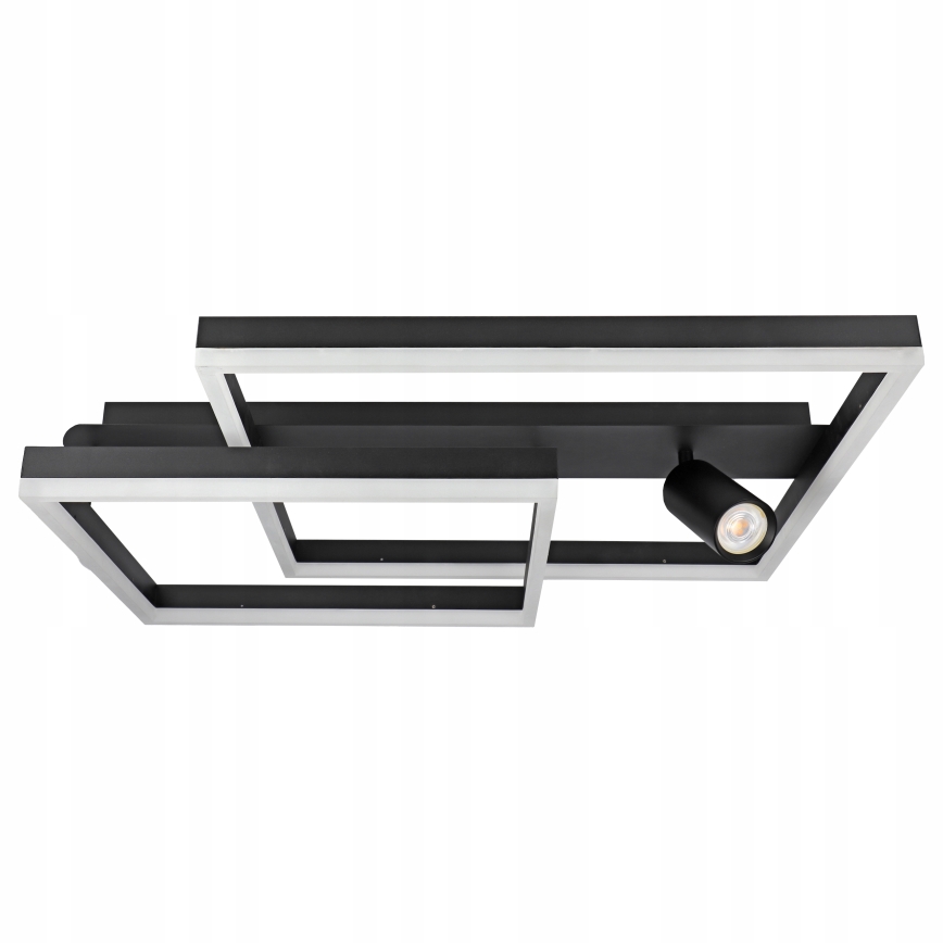 LED loftlampe LED/38W/230V + 1xGU10/30W sort