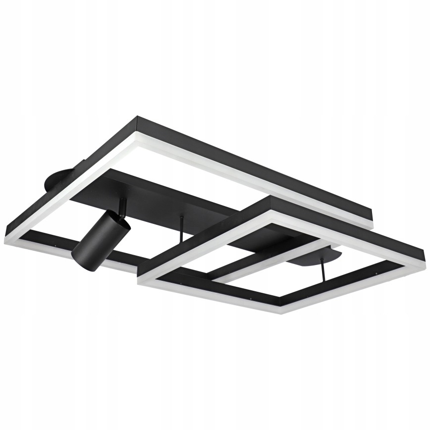 LED loftlampe LED/38W/230V + 1xGU10/30W sort