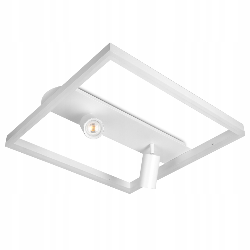 LED loftlampe LED/38W/230V + 2xGU10/30W hvid