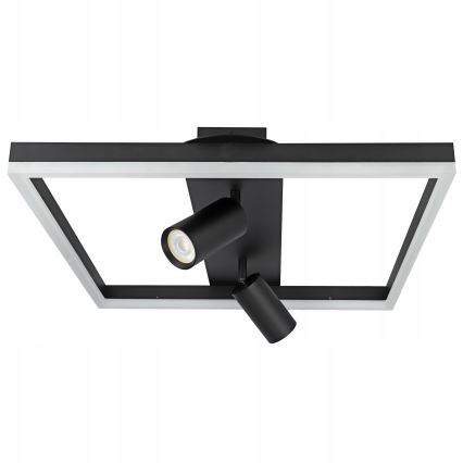 LED loftlampe LED/38W/230V + 2xGU10/30W sort