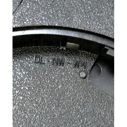 LED-loftlampe LED/40W/230V 3000/4000/6500K Ø 50 cm sort