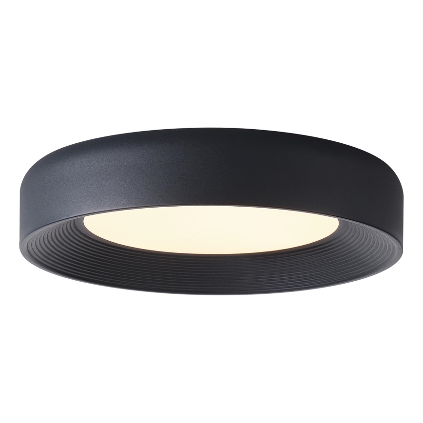 LED loftlampe LED/40W/230V 3000K sort diameter 50 cm