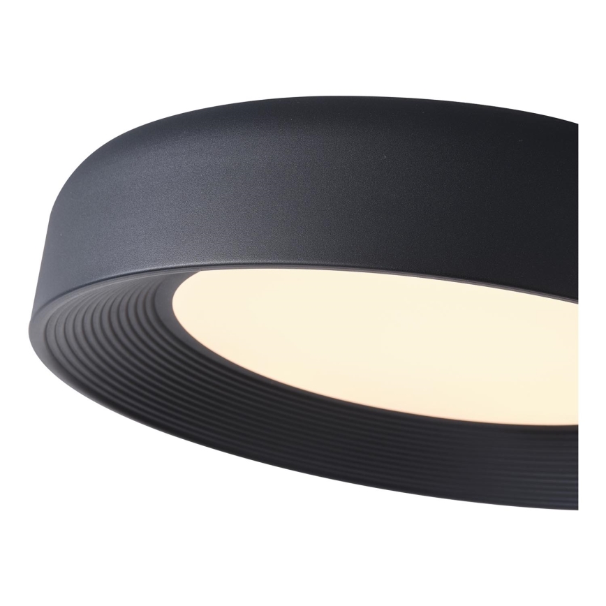 LED loftlampe LED/40W/230V 3000K sort diameter 50 cm
