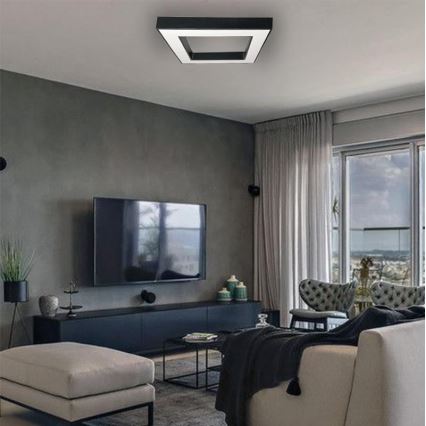 LED loftlampe LED/40W/230V 4000K 60x60 cm