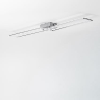 LED loftlampe LED/40W/230V mat krom
