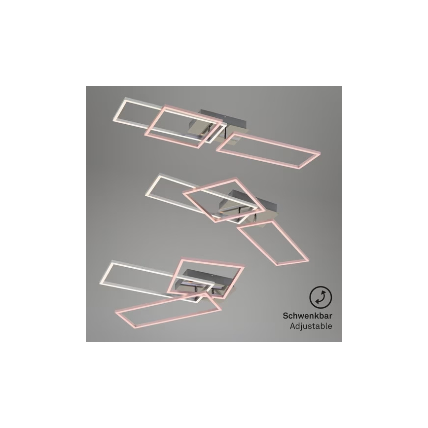 LED loftlampe LED/42W/230V 3000K mat krom