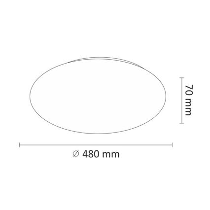 LED loftlampe LED/45W/230V 3000K/4000K/6400K