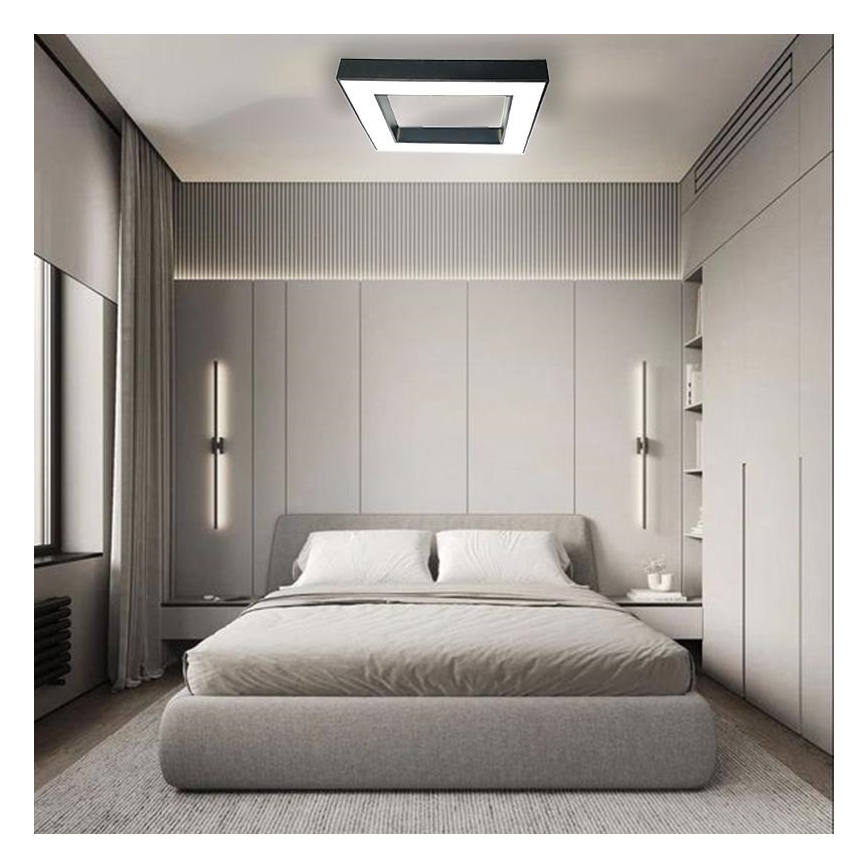 LED loftlampe LED/55W/230V 4000K 80x80 cm