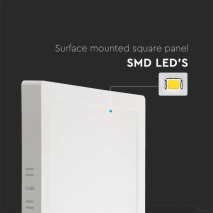 LED loftlampe LED/6W/230V 3000K 12x12 cm hvid