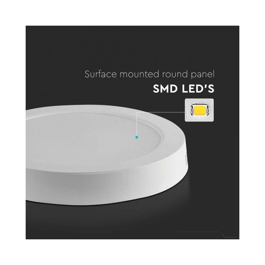LED loftlampe LED/6W/230V 6500K hvid
